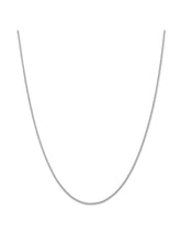 Load image into Gallery viewer, 14k White Gold 1.5mm Parisian Wheat Chain Necklace