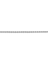 Load image into Gallery viewer, 14k White Gold 2mm Rope Chain Necklace
