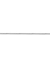 Load image into Gallery viewer, 14k White Gold 1mm Wide Polished Box Chain Necklace