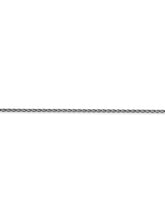 Load image into Gallery viewer, 14k White Gold 1.5mm Parisian Wheat Chain Necklace