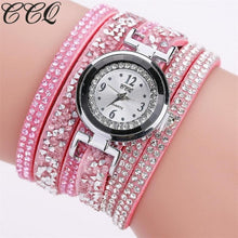 Load image into Gallery viewer, Mens Watches Top Brand Luxury CCQ Watch Casual Analog Quartz Women Men Rhinestone