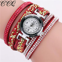 Load image into Gallery viewer, Mens Watches Top Brand Luxury CCQ Watch Casual Analog Quartz Women Men Rhinestone