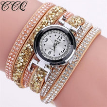 Load image into Gallery viewer, Mens Watches Top Brand Luxury CCQ Watch Casual Analog Quartz Women Men Rhinestone
