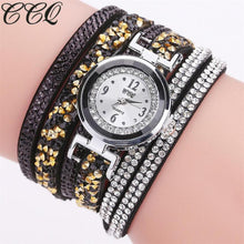 Load image into Gallery viewer, Mens Watches Top Brand Luxury CCQ Watch Casual Analog Quartz Women Men Rhinestone