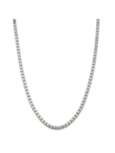 Load image into Gallery viewer, 925 Sterling Silver 4.5mm Wide Box Chain Necklace