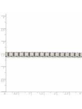 Load image into Gallery viewer, 925 Sterling Silver 4.5mm Wide Box Chain Necklace