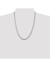 Load image into Gallery viewer, 925 Sterling Silver 4.5mm Wide Box Chain Necklace