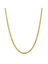Load image into Gallery viewer, 14k Yellow Gold 5mm Rope Chain Necklace