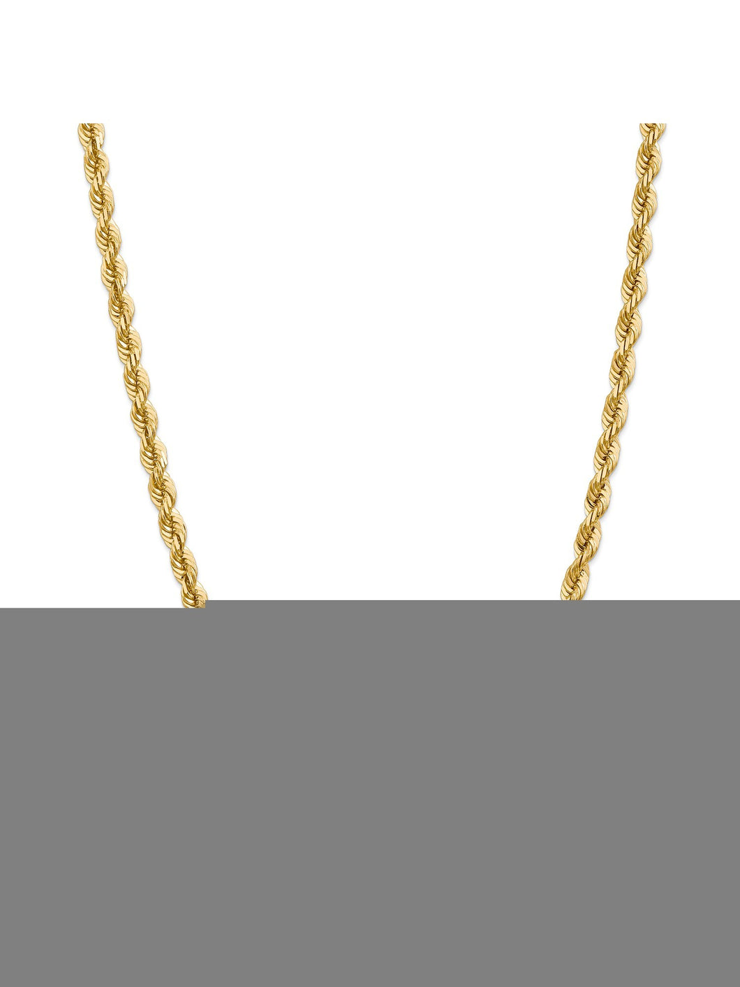 14k Yellow Gold 5.5mm Rope Chain Necklace