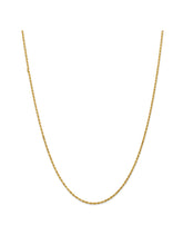 Load image into Gallery viewer, 14k Yellow Gold 1.6mm Wide Rope Chain Necklace