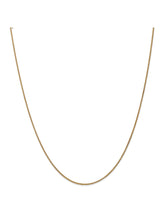 Load image into Gallery viewer, 14k Yellow Gold 1.25mm Wide Wheat Chain Necklace