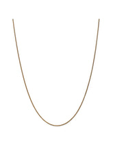 Load image into Gallery viewer, 14k Yellow Gold 1.2mm Wide Wheat Chain Necklace
