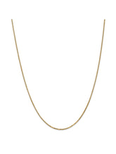 Load image into Gallery viewer, 14k Yellow Gold 1.3mm Box Chain Necklace