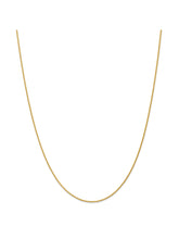 Load image into Gallery viewer, 14k Yellow Gold 1.2mm Parisian Wheat Chain Necklace