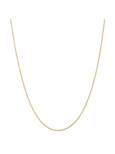 Load image into Gallery viewer, 14k Yellow Gold 1mm Wide Round Wheat Chain Necklace