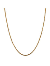Load image into Gallery viewer, 14k Yellow Gold 2.5mm Franco Chain Necklace
