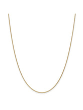 Load image into Gallery viewer, 14k Yellow Gold 1mm Wide Cable Chain Necklace