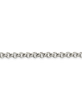 Load image into Gallery viewer, 925 Sterling Silver 5mm Rolo Chain Necklace