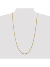 Load image into Gallery viewer, 10k Yellow Gold 3mm Wide Figaro Chain Necklace
