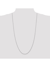 Load image into Gallery viewer, 10k White Gold 2.25mm D/C Extra-Lite Rope Chain Necklace