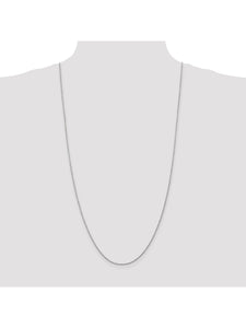 10k White Gold 2.25mm D/C Extra-Lite Rope Chain Necklace