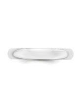 Load image into Gallery viewer, Standard Fit Domed Ring in 14k White Gold - 4 Mm