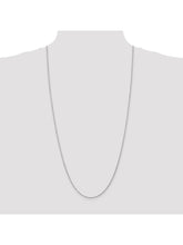 Load image into Gallery viewer, 14k White Gold 1.6mm Wide Rope Chain Necklace