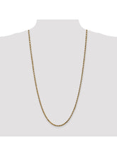 Load image into Gallery viewer, 14k Yellow Gold 3.5mm Rope Chain Necklace