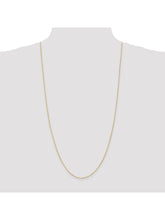 Load image into Gallery viewer, 14k Yellow Gold 1.1mm Wide Singapore Chain Necklace