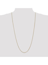 Load image into Gallery viewer, 14k Yellow Gold 1.3mm Box Chain Necklace