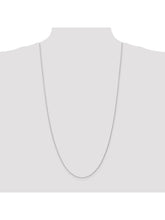 Load image into Gallery viewer, 14k White Gold 1.2mm Parisian Wheat Chain Necklace