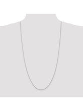 Load image into Gallery viewer, 14k White Gold 1.5mm Parisian Wheat Chain Necklace