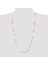 Load image into Gallery viewer, 14k Yellow Gold 1.2mm Parisian Wheat Chain Necklace
