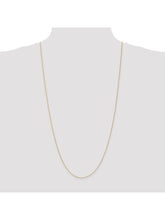 Load image into Gallery viewer, 14k Yellow Gold 1mm Wide Round Wheat Chain Necklace