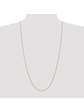 Load image into Gallery viewer, 14k Yellow Gold 1mm Wheat Chain Necklace