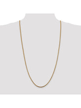 Load image into Gallery viewer, 14k Yellow Gold 2.5mm Franco Chain Necklace