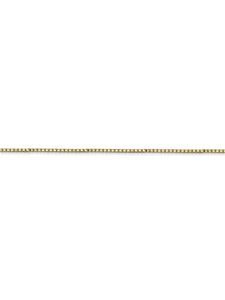 10k Yellow Gold 1mm Wide Box Chain Necklace