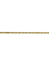Load image into Gallery viewer, 10k Yellow Gold 2.25mm D/C Extra-Lite Rope Chain Necklace
