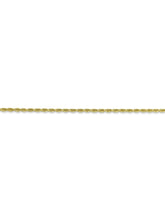 Load image into Gallery viewer, 10k Yellow Gold 1.75mm Handmade Rope Chain Necklace