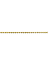 Load image into Gallery viewer, 10k Yellow Gold 2.25mm Handmade Rope Chain Necklace