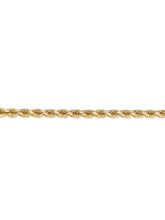 Load image into Gallery viewer, 14k Yellow Gold 4mm Rope Chain Necklace