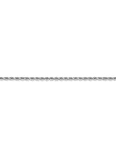 Load image into Gallery viewer, 14k White Gold 1.8mm Wide Rope Chain Necklace