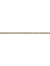Load image into Gallery viewer, 14k Yellow Gold 1.6mm Wide Rope Chain Necklace