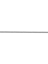 Load image into Gallery viewer, 14k White Gold 1.2mm Spiga Chain Necklace