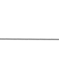 14k White Gold 1.2mm Spiga Chain Necklace
