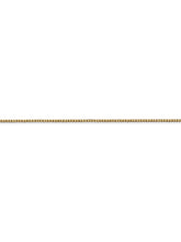 Load image into Gallery viewer, 14k Yellow Gold 0.9mm Wide Box Chain Necklace