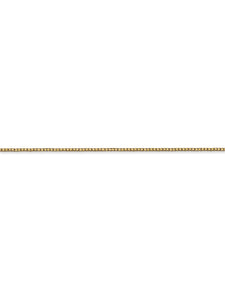 14k Yellow Gold 0.9mm Wide Box Chain Necklace