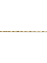Load image into Gallery viewer, 14k Yellow Gold 1mm Wide Shiny Box Chain Necklace