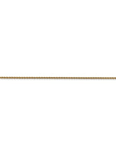 Load image into Gallery viewer, 14k Yellow Gold 1.2mm Parisian Wheat Chain Necklace