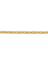 Load image into Gallery viewer, 14k Yellow Gold 3.25mm Byzantine Chain Necklace